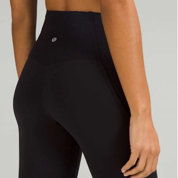 Lululemon Align Ribbed Panel High-Rise Tight 25" Black - Picture 3 of 12